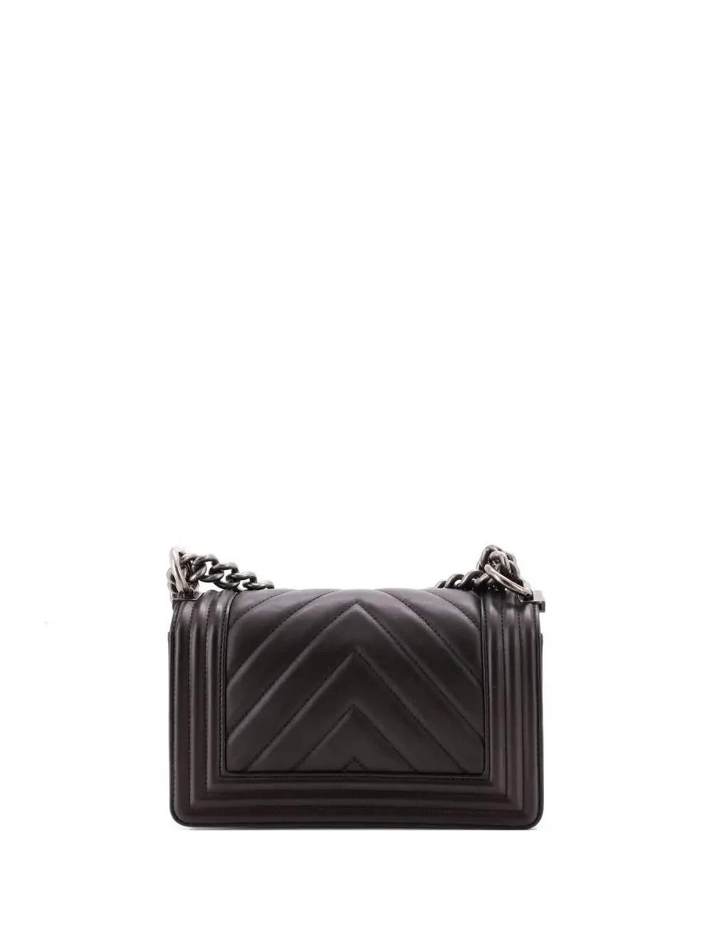 Chanel Boy Flap Bag Chevron Calfskin #321063C37B